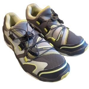 Jack Wolfskin Gray & Yellow Flex Shield V-Track Hiking Shoes Women's Size 6